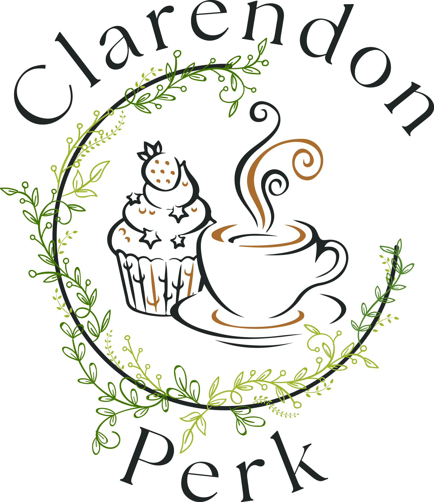 Clarendon Perk Logo on a white background